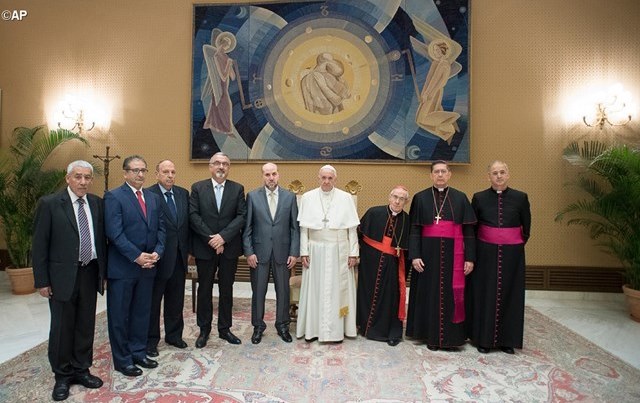 Папа зустрівся з представниками Палестинської Комісії Міжрелігійного діалогу