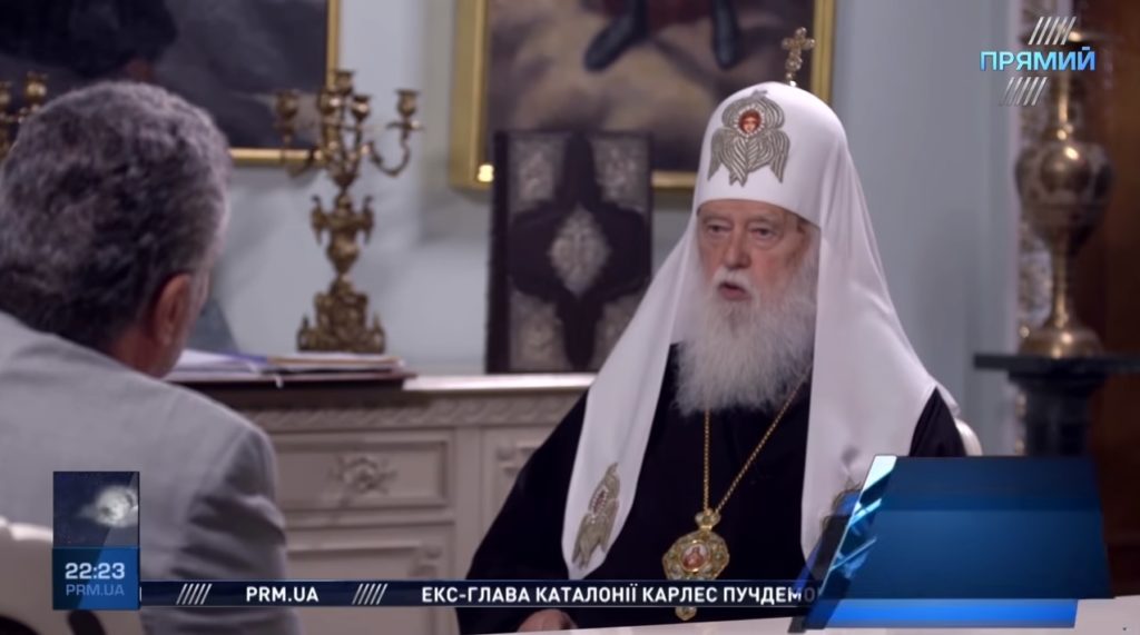 "Війна з Росією сприяє зростанню Київського патріархату",- Патріарх Філарет (ВІДЕО)