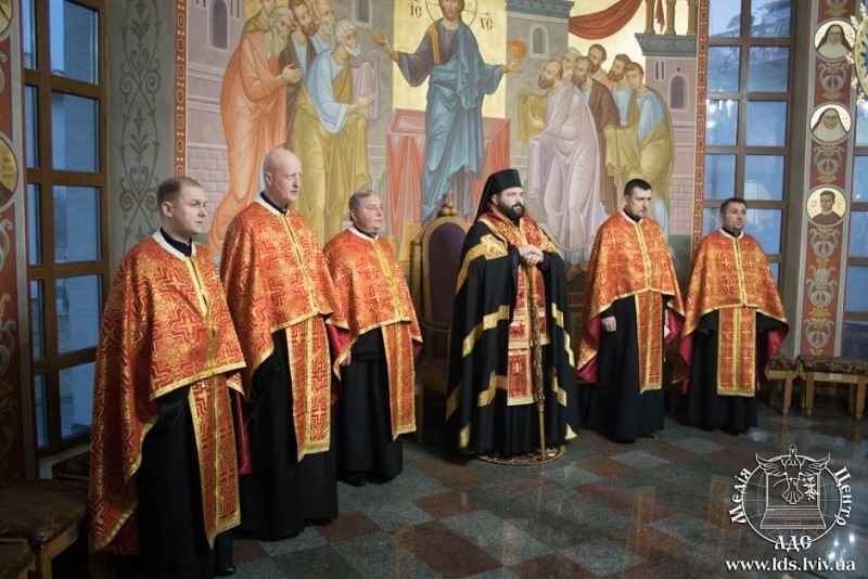 Владика Петро здійснив візит до Львівської духовної семінарії Святого Духа УГКЦ