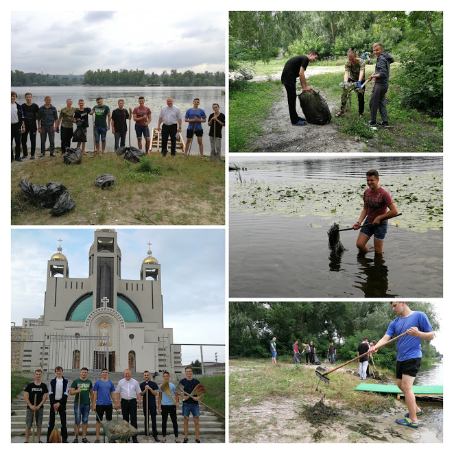 Семінаристи провели екологічну акцію «Прибери Дніпро - колиску хрещення»