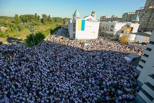 Фоторепортаж з освячення Патріаршого Собору Святого Воскресіння у Києві