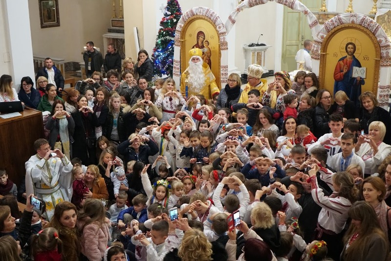 До храму Пресвятої Тройці міста Казерта завітав святий Миколай