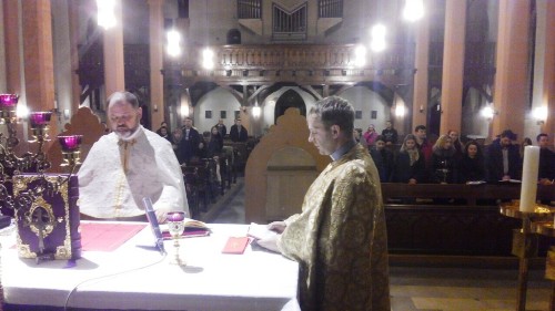 Участь в Різдвяному богослужінні в Саксонії(Німеччина) брала участь молодь УГКЦ.(ФОТО)