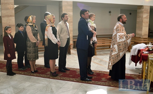 Юрій Луценко став хрещеним батьком у храмі УГКЦ