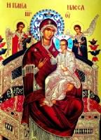 У Києво-Печерській Лаврі біля Ікони Богородиці «Всецариця» прозріла сліпа дівчина