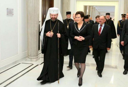 Блаженніший Святослав у Варшаві зустрівся з Маршалками Сейму та Сенату Польщі