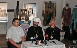 Прес-конференція Глави УГКЦ Блаженнішого Святослава в Крилосі 7 серп. 2013