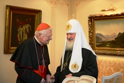 Патріарх Кирило закликав Католицьку Церкву спільно відстоювати християнські цінності