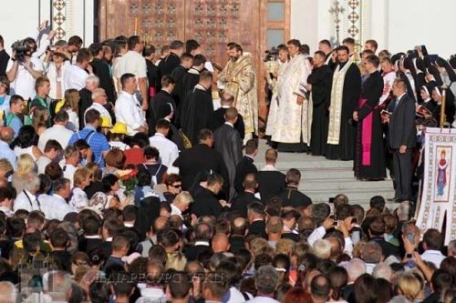 Блаженніший Святослав переніс мощі святих у Патріарший собор Воскресіння Христового