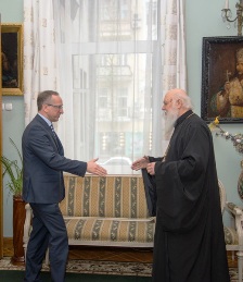 Патріарх Філарет зустрівся з головою представництва Європейського Союзу в Україні