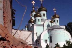 Храми на Сході України попадають під обстріл снарядів