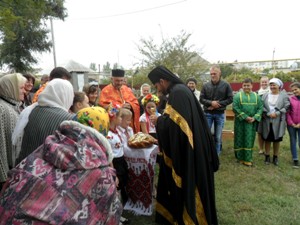  Екзарх Одеський УГКЦ, освятив купол та хрест церкви у м.Скадовськ.(ФОТО)