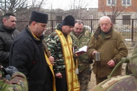 Священики духовно підтримали військових та привезли допомогу від вірних УГКЦ