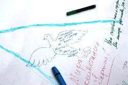 Українська молодь написала лист Папі Франциску.(ФОТО)