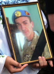 На Стрийщині прощались з загиблим героєм АТО Андрієм Грицаном.(ФОТО)