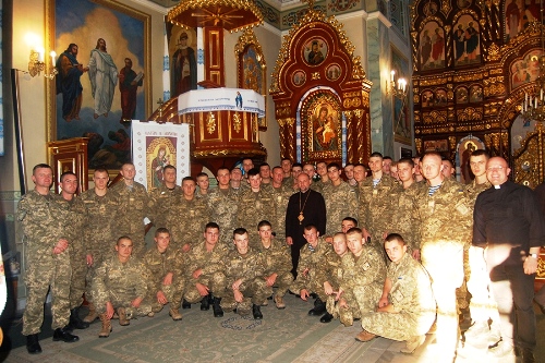 Паломництво до Гошева разом з капеланами здійснили курсанти - учасники АТО.(ФОТО)