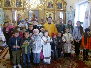 У храмі Свв. Апп. Петра і Павла УГКЦ у Нововолинську вперше відбулася «дитяча» Свята Літургія