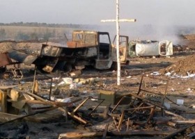 Львів:  Хрест який вцілів після обстрілів в зоні АТО виставлять у Гарнізонному храмі.(ФОТО,ВІДЕО)