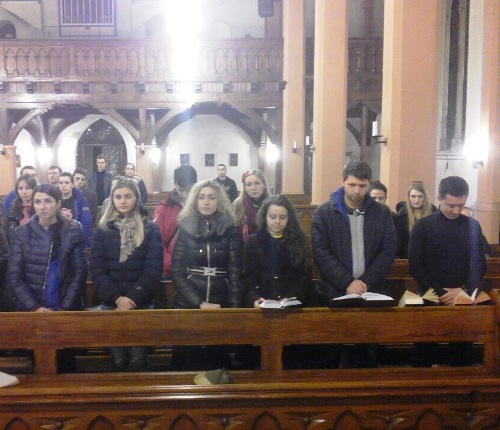 Участь в Різдвяному богослужінні в Саксонії(Німеччина) брала участь молодь УГКЦ.(ФОТО)