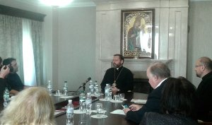  Глава УГКЦ подякував австрійським журналістам за те, що приїхали, щоб на власні очі побачити правду