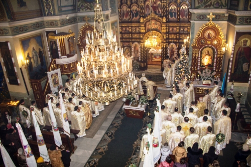 Духовенство і монашество Стрийської єпархії УГКЦ зібралось на «Різдвяну просфору».(ФОТО)