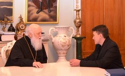 Патріарх Філарет провів зустріч з Надією Савченко