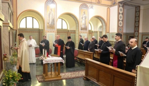 Празник свого покровителя святкують у Папській українській колегії святого Йосафата Празник свого покровителя святкують у Папській українській колегії святого Йосафата