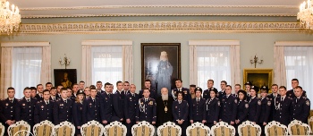 Патріах Філарет мав спілкування з курсантами фіскальної служби України та податкової миліції