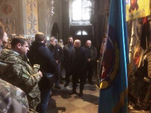 Львів:  учасники навчання військових капеланів завітали до Гарнізонного храму