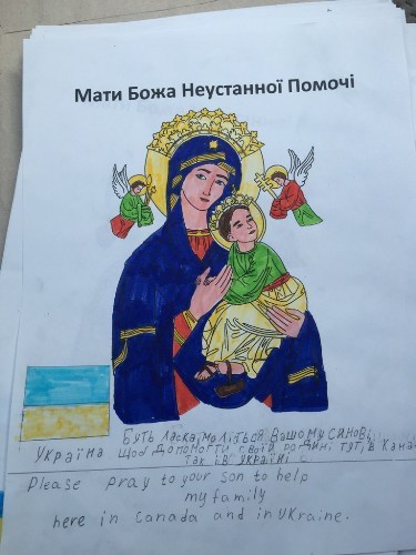 Діти з Канади передали ікони пораненим воїнам-українцям.(ФОТО,ВІДЕО) Діти з Канади передали ікони пораненим воїнам-українцям.(ФОТО,ВІДЕО)