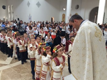 Перше Святе Причастя дітей в Патріаршому Соборі УГКЦ