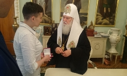 Патріарх УПЦ КП зустрівся з народним депутатом Надією Савченко 