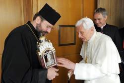 Папу-емерита Венедикта XVI з 90-річчям привітав Патріарх УГКЦ