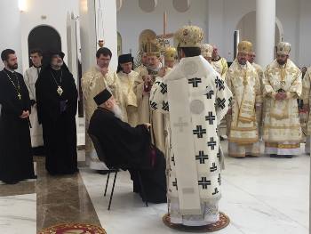 У Патріаршому Соборі Воскресіння Христового відсвяткували 40 років єпископських свячень Блаженнішого Любомира (Гузара)