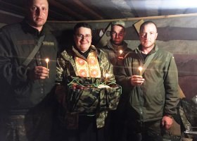 Великдень в АТО 2017