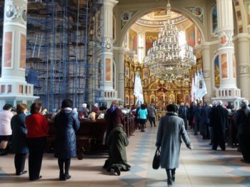 Незвична фреска у храмі св. Йосафата на Львівщині.(ФОТО,ВІДЕО)