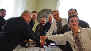 У Львові відкрито художню виставку та випущено поштову марку до дня св Юрія (ФОТО,ВІДЕО)