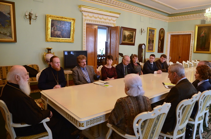 Патріарх Філарет прийняв у своїй резиденції представників релігійних громадських та освітніх кіл США