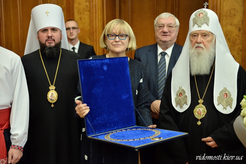 Патріарх Філарет став почесним доктором Національного медичного університету імені О.О.Богомольця