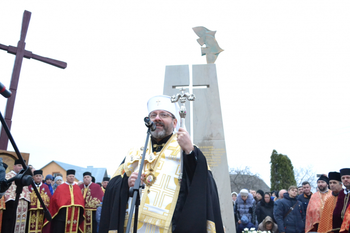 Глава УГКЦ освятив єдиний в Україні пам’ятник жертвам псевдособору 1946р. (ВІДЕО)
