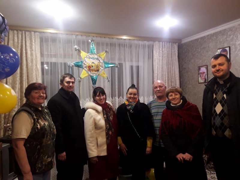 Коляда в батьків загиблих захисників України