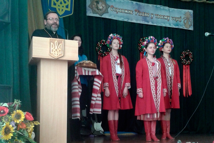 Блаженніший Святослав узяв участь у ІІІ Всеукраїнському фестивалі «Студентська коляда»