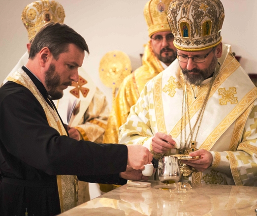 Глава УГКЦ освятив храм в Патріаршому домі