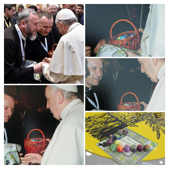 Папі Франциску подарували писанки від дітей-сиріт Тернопільщини