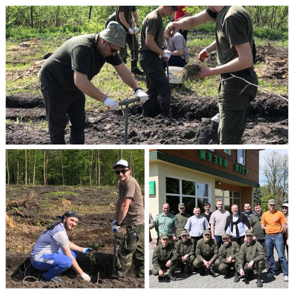 Як капелани і військові садили ліс