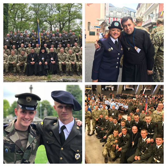 Українська військова делегація перебуває у Люрді (Франція) на 60-му Міжнародному військовому паломництві