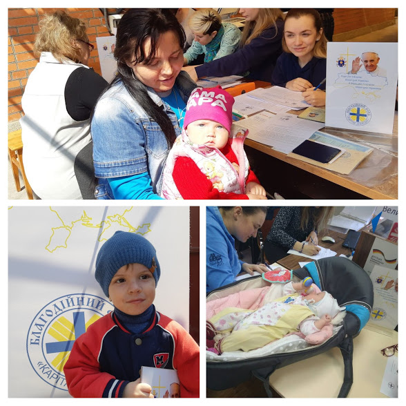 БФ «Карітас-Донецьк» у місті Дніпро надав допомогу в рамках Акції «Папа для України» (ВІДЕО)