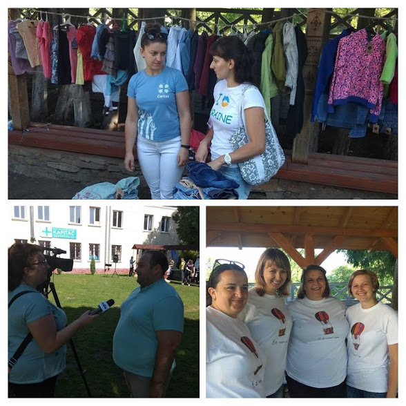 Гаражний розпродаж на подвір’ї Карітасу Коломиї