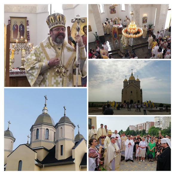 Блаженніший Святослав освятив у Южному храм УГКЦ