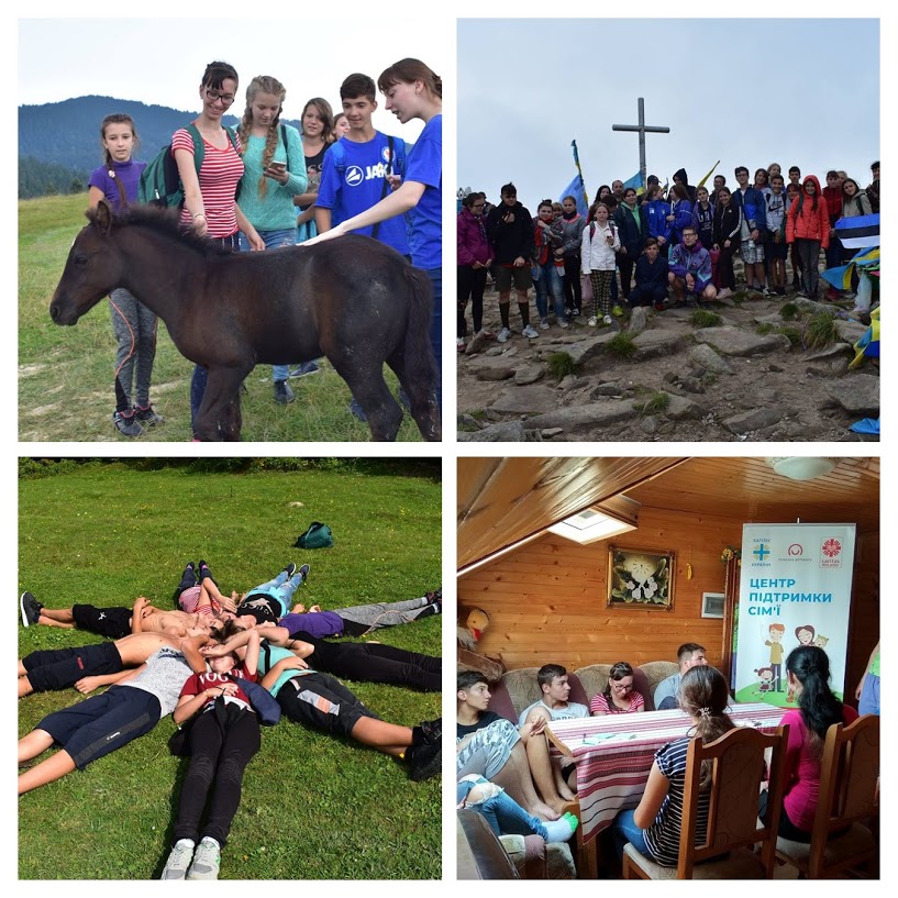 Карітас організував Інтеграційний табір для молоді з Волновахи